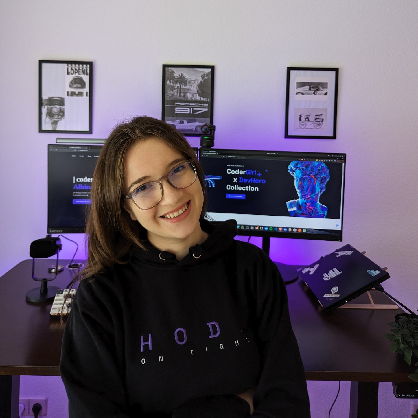 HODL On Tight - Codergirl x DevHero - Unisex Hoodie