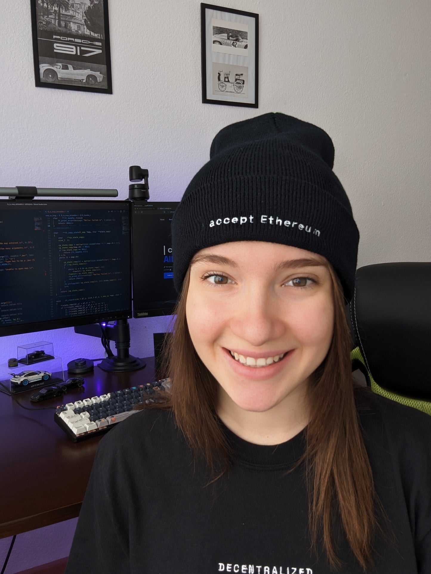 I accept Ethereum - Codergirl x Devhero - Cuffed Beanie