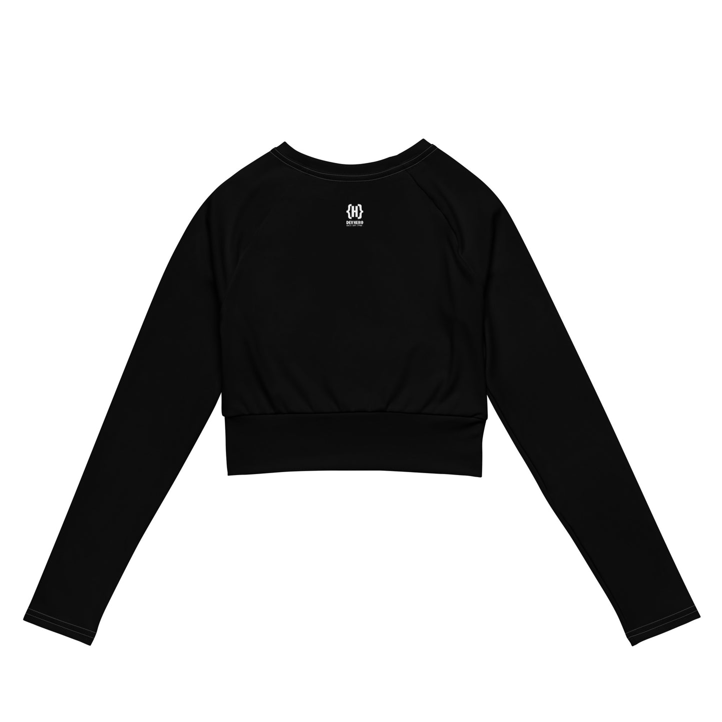 Autonomous Coder recycled long-sleeve crop top