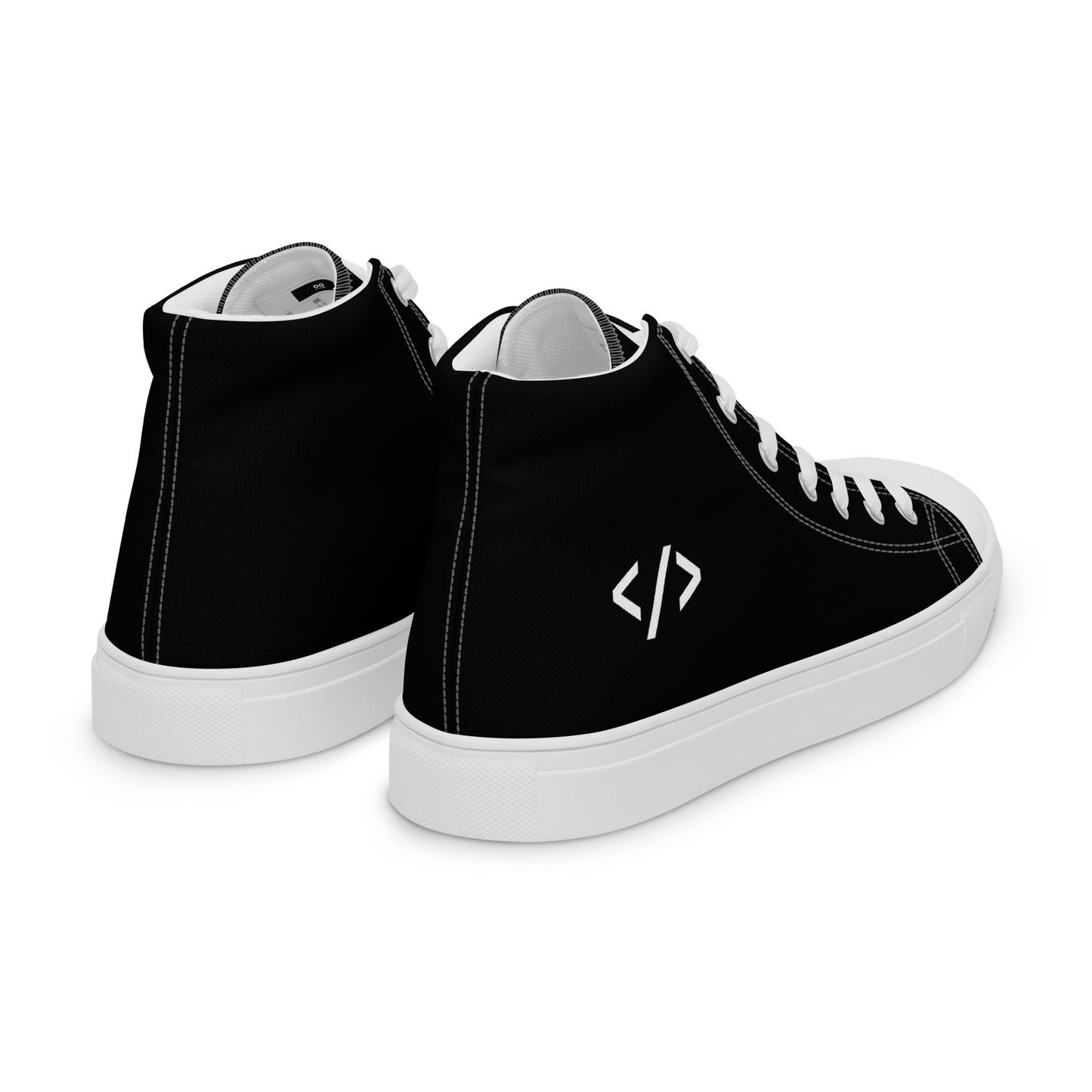 Autonomous Coder Men’s high top canvas shoes