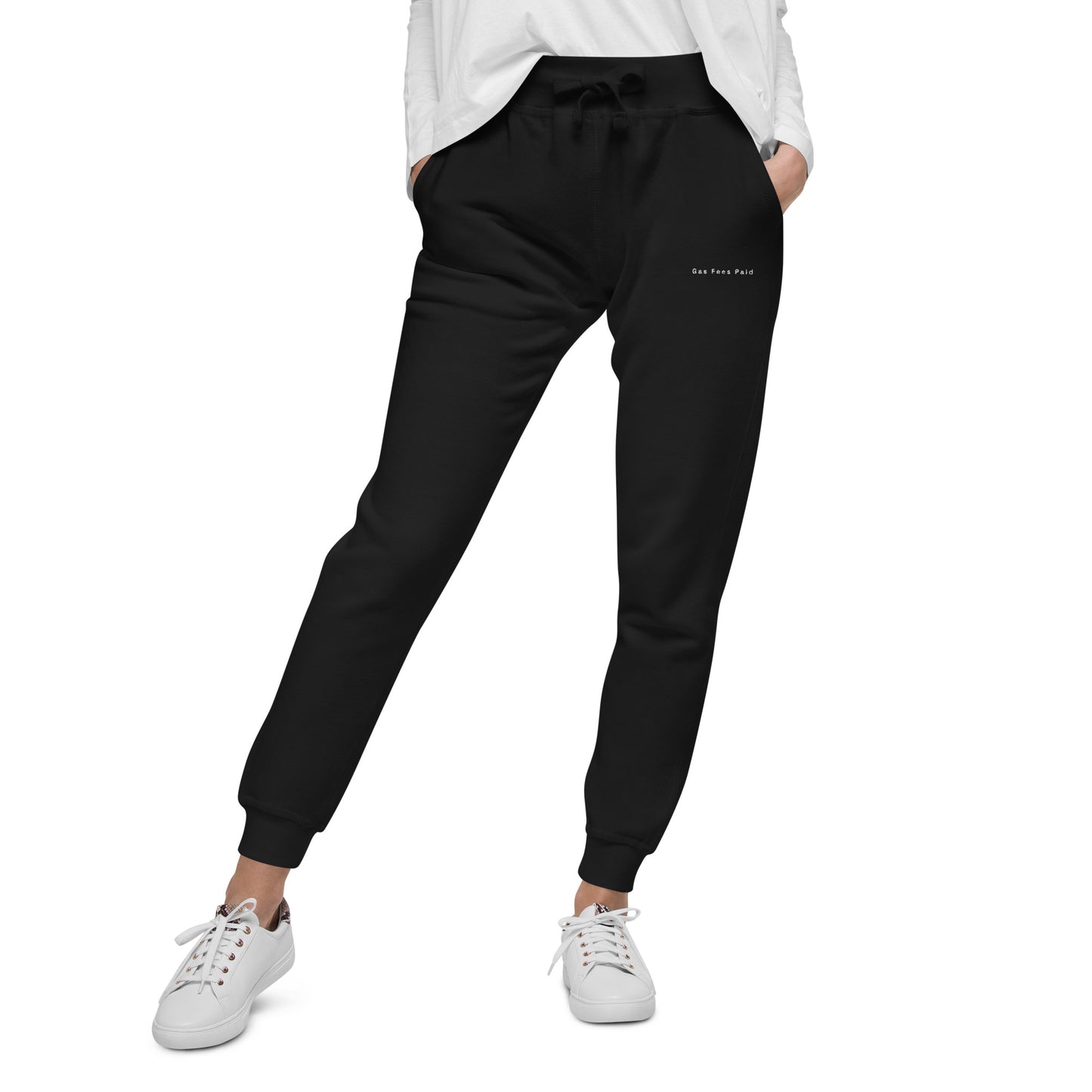 Gas Fees Paid - Codergirl x Devhero - Unisex fleece sweatpants