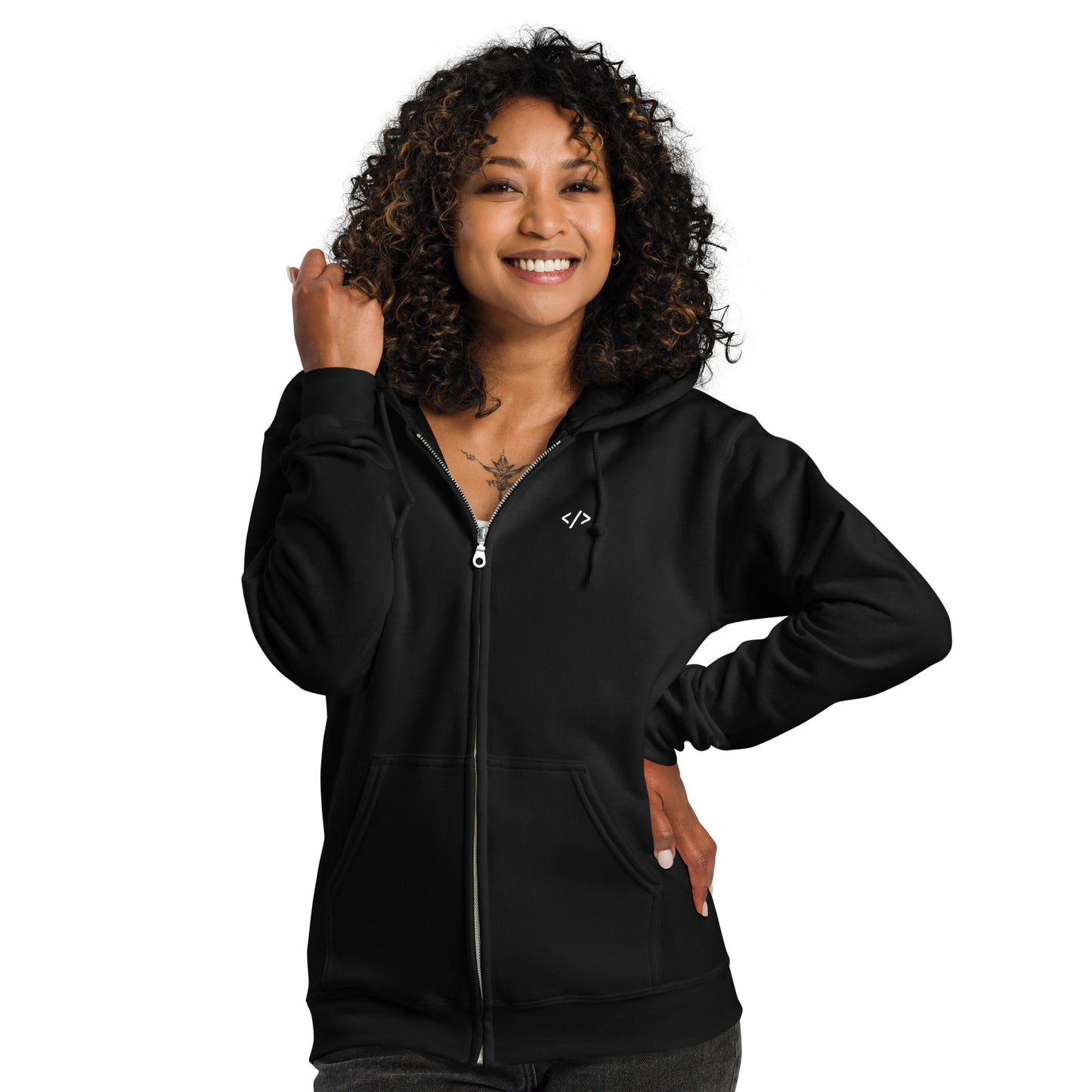 Autonomous Coder Unisex heavy blend zip hoodie