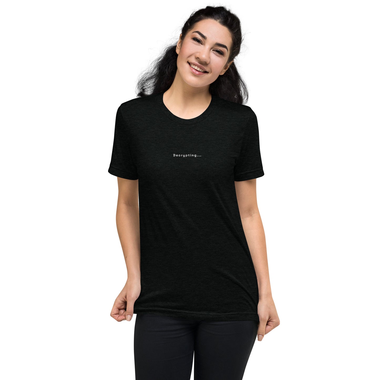 Decrypting... - Codergirl x Devhero - Women short sleeve t-shirt