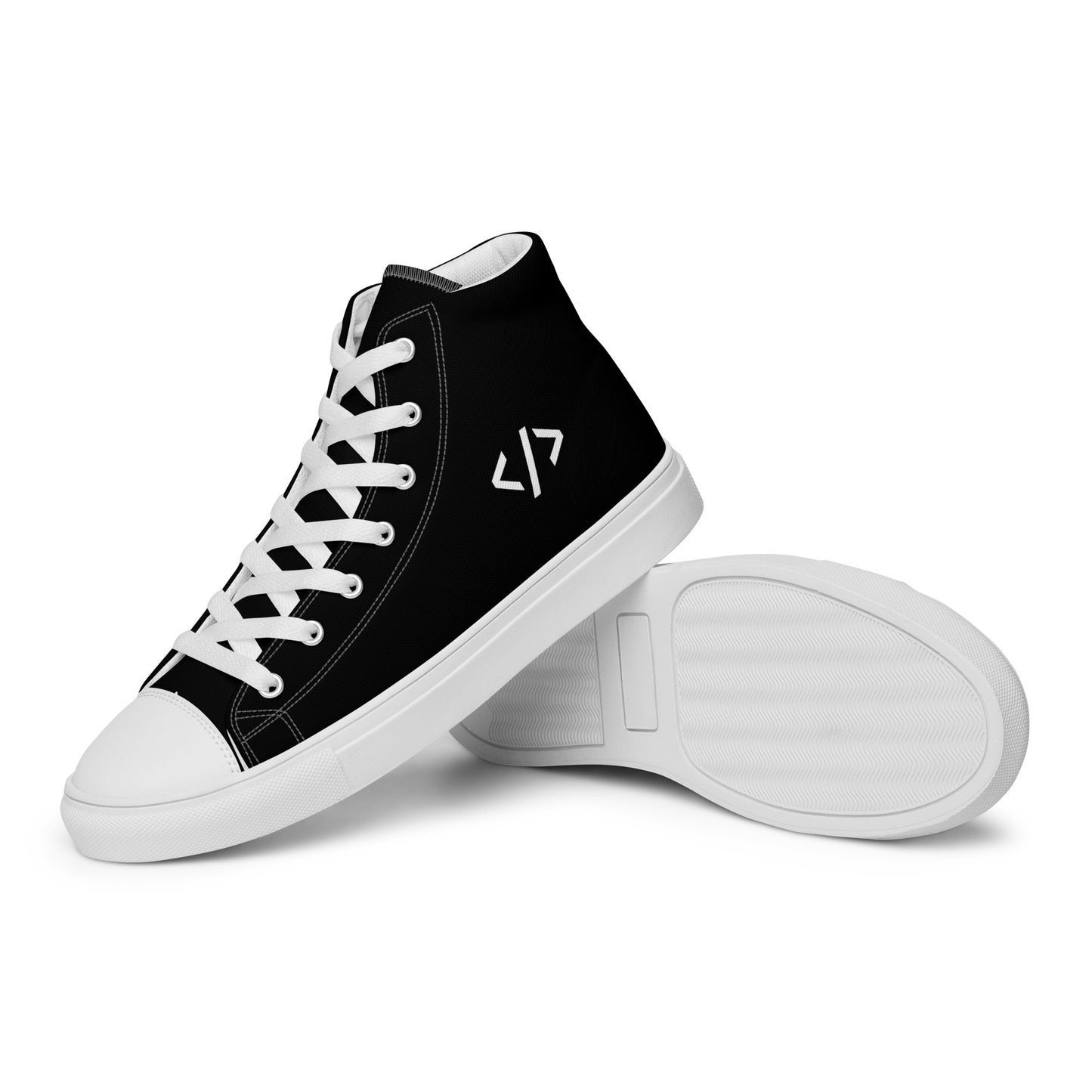 Autonomous Coder Women’s high top canvas shoes