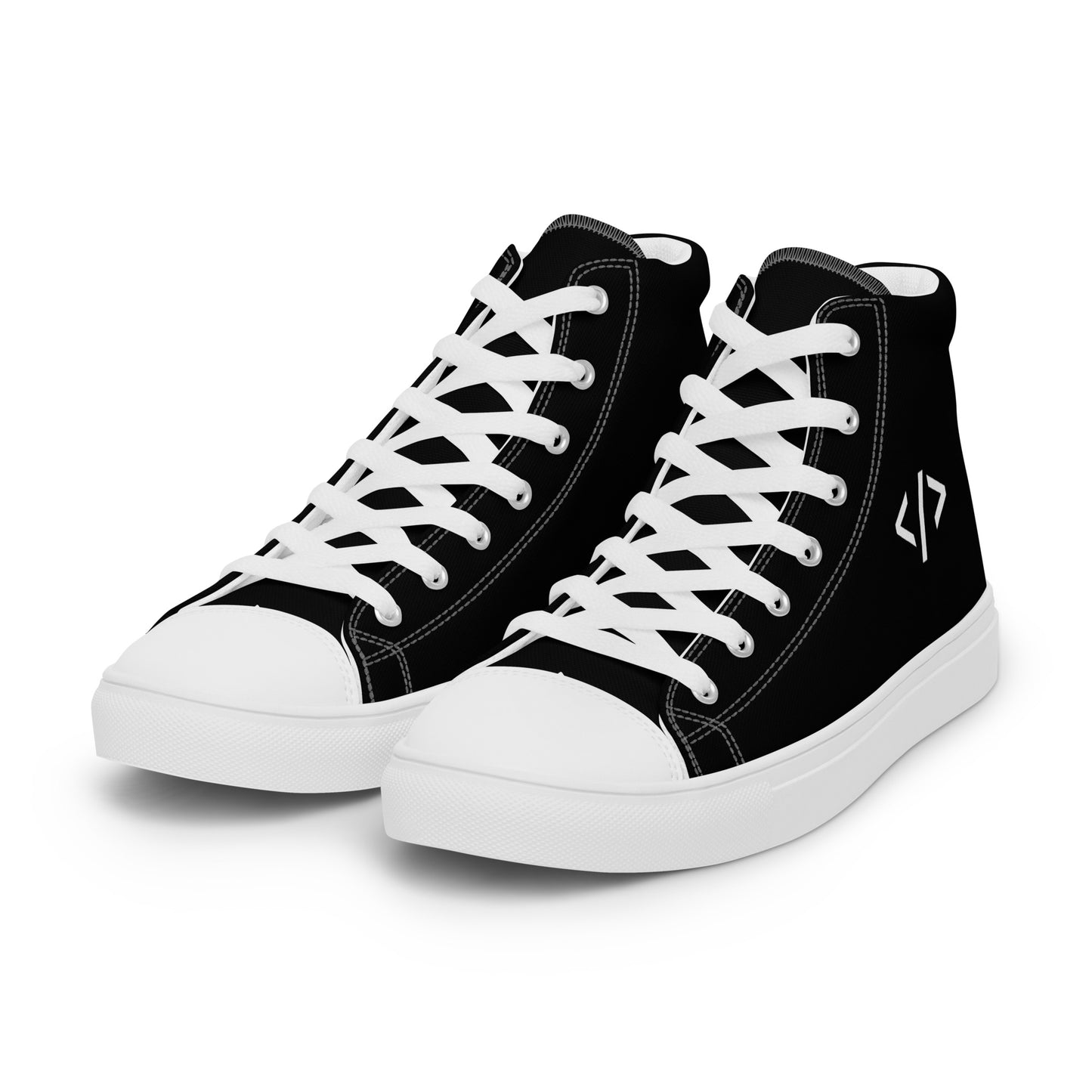 Autonomous Coder Women’s high top canvas shoes