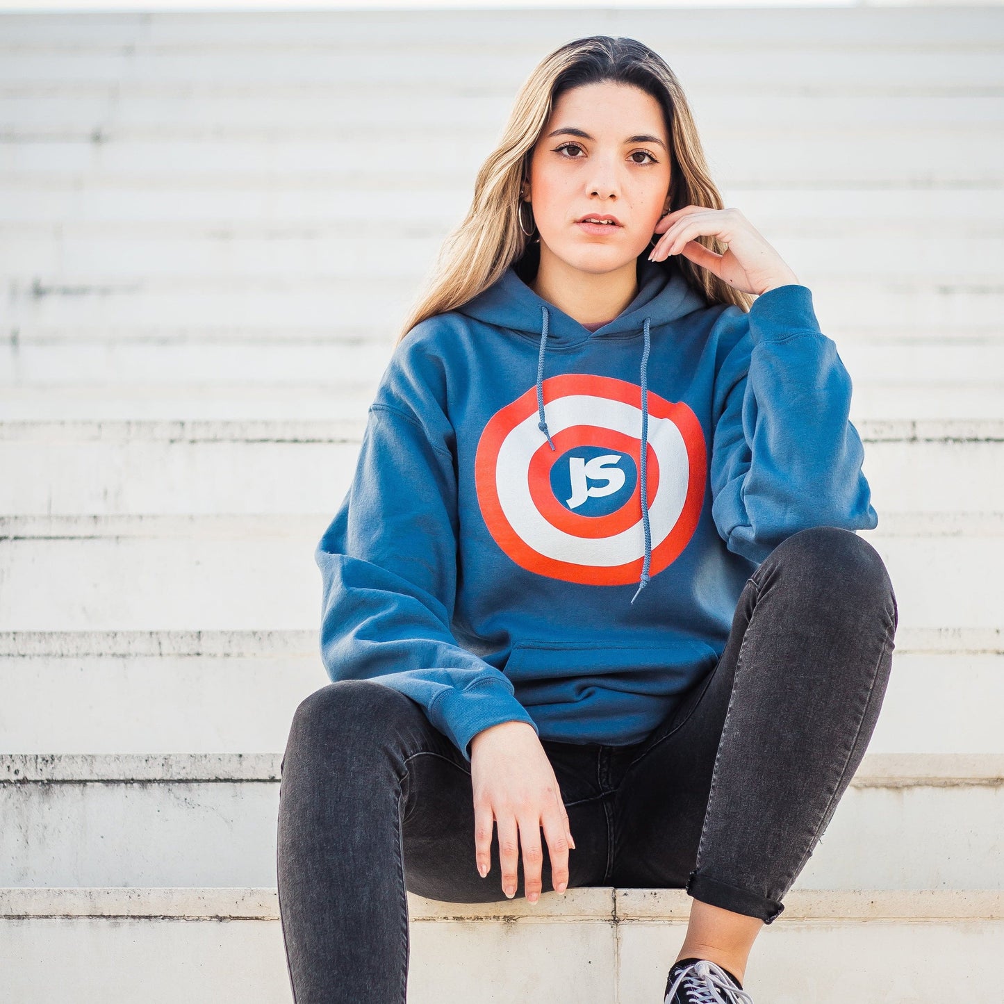Captain JS - hooded sweatshirt