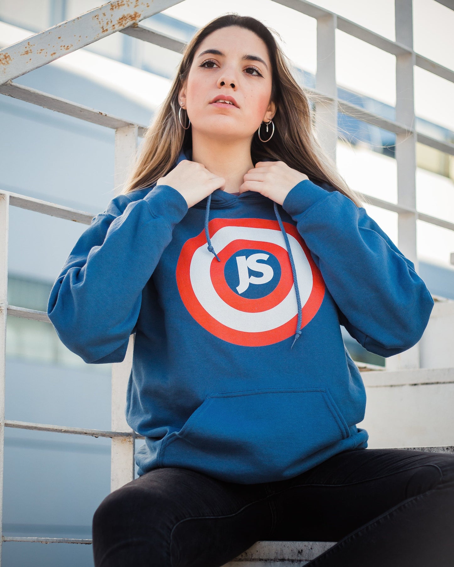 Captain JS - hooded sweatshirt