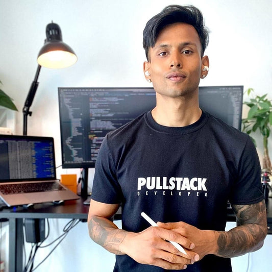 Pullstack Developer Black T-Shirt