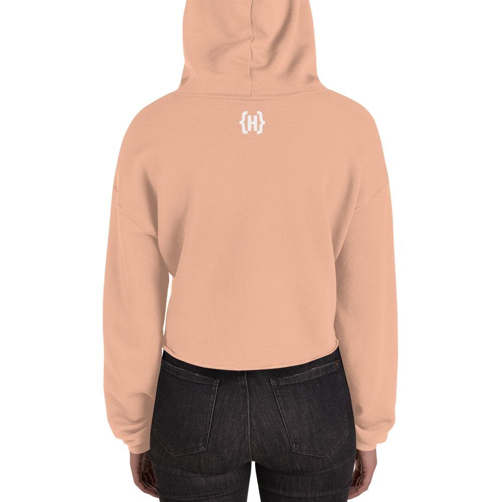 Autonomous Pink - crop hoodie