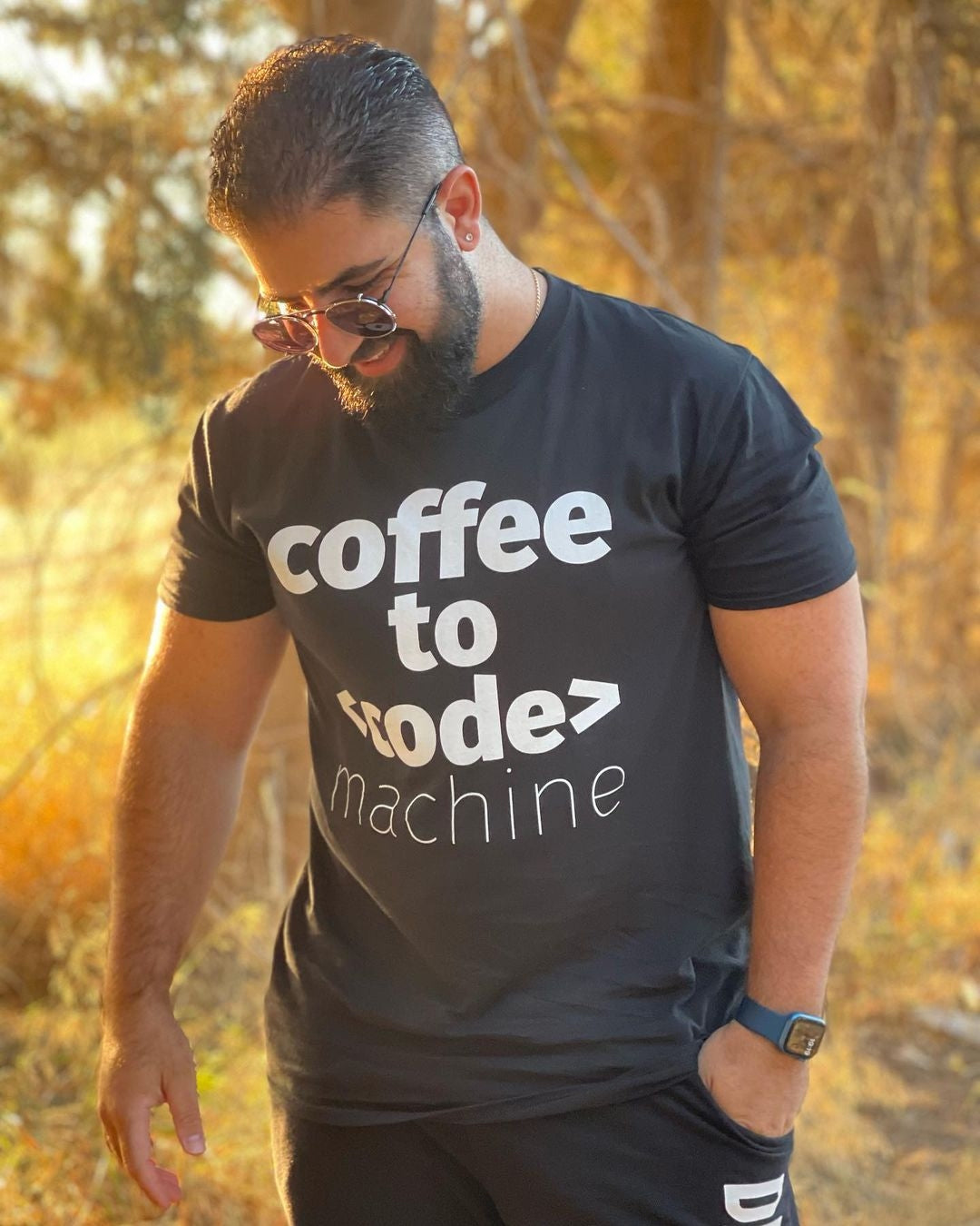 Coffee to Code Machine Shirt