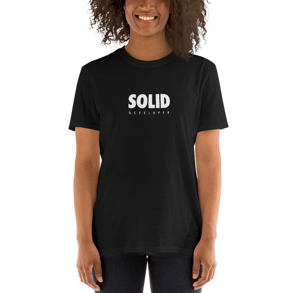 SOLID Developer Short-Sleeve Unisex T-Shirt