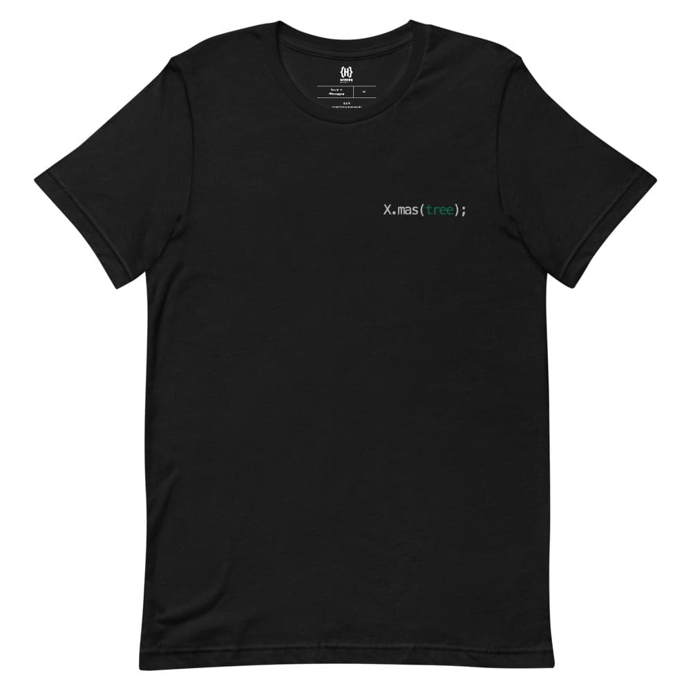X.mas(tree) Embroidered Unisex T-Shirt