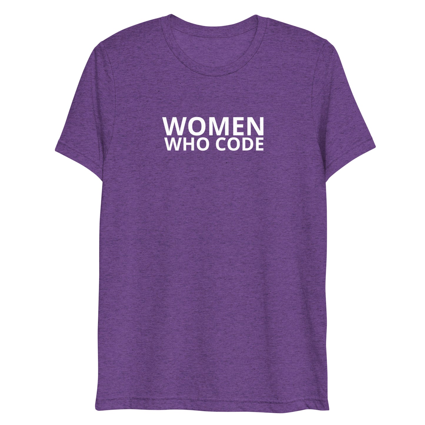 Women who code purple t-shirt