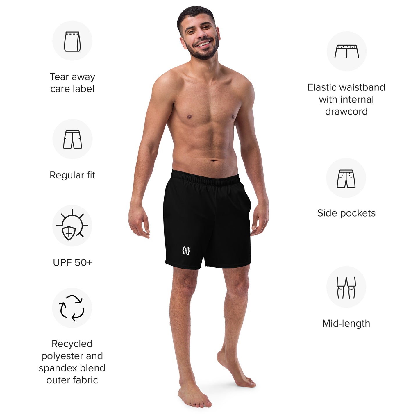 DevHero official - men's swim trunks