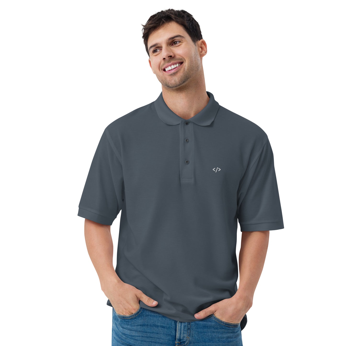 Autonomous Coder Men's Premium Polo