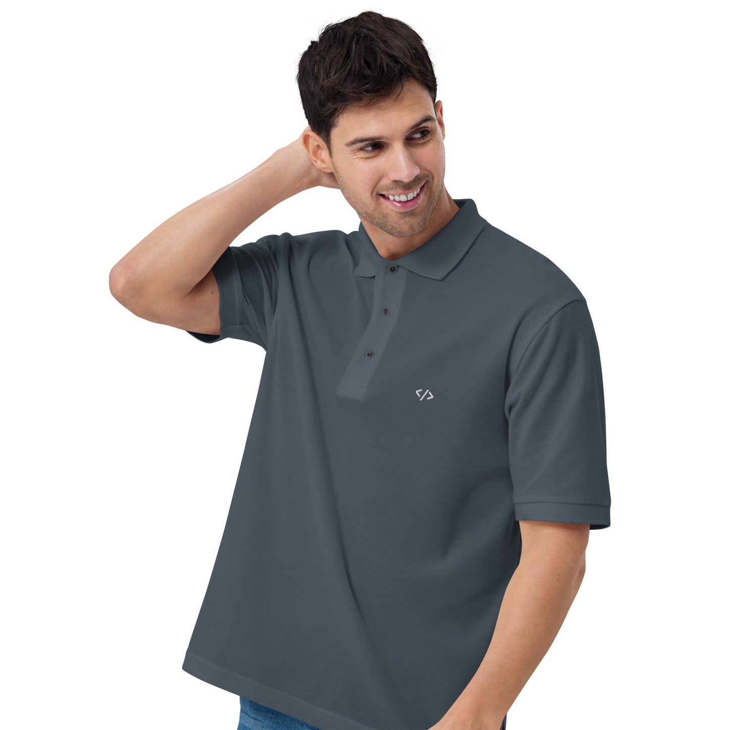 Autonomous Coder Men's Premium Polo