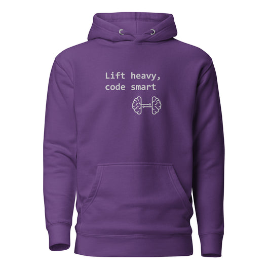 Lift heavy code smart - Dielenka x Devhero - Unisex Hoodie