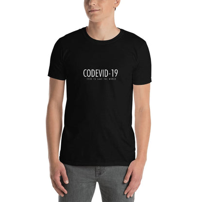 CODEVID-19 Black Short-Sleeve Unisex T-Shirt