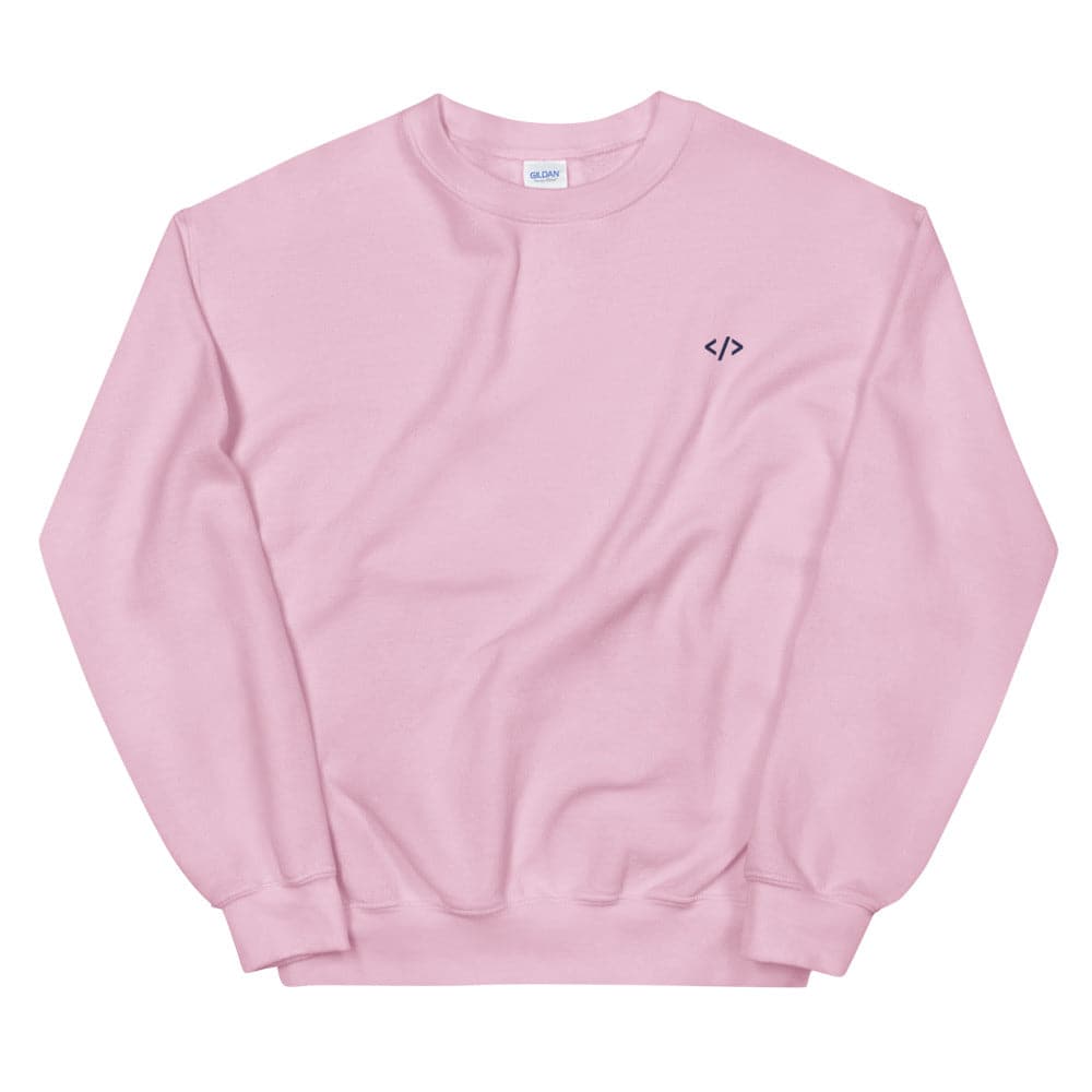 Autonomous Light Pink Embroidered Sweatshirt