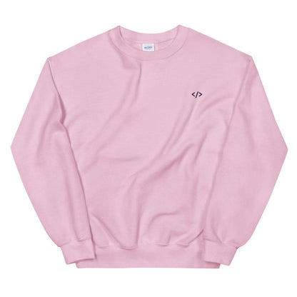 Autonomous Light Pink Embroidered Sweatshirt