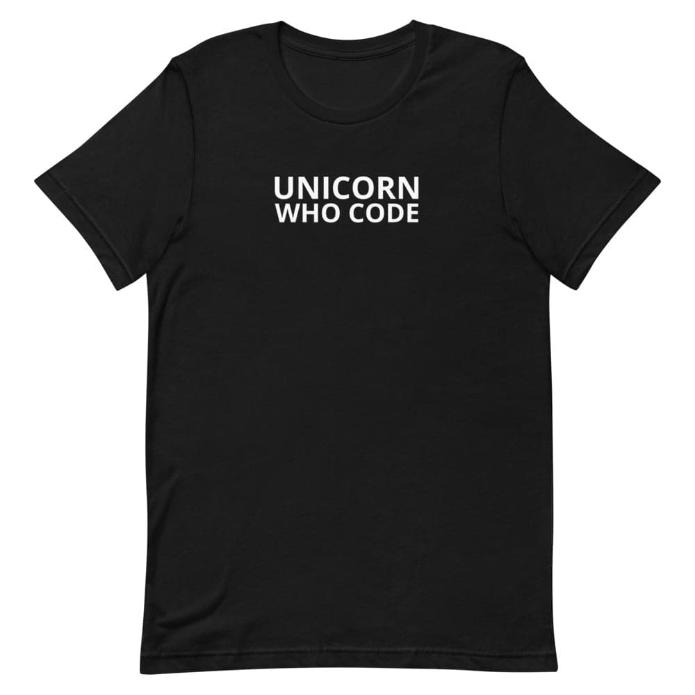 Unicorn Who Code - Short-Sleeve Unisex T-Shirt