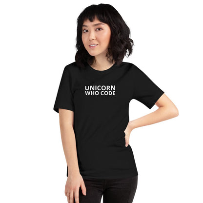 Unicorn Who Code - Short-Sleeve Unisex T-Shirt