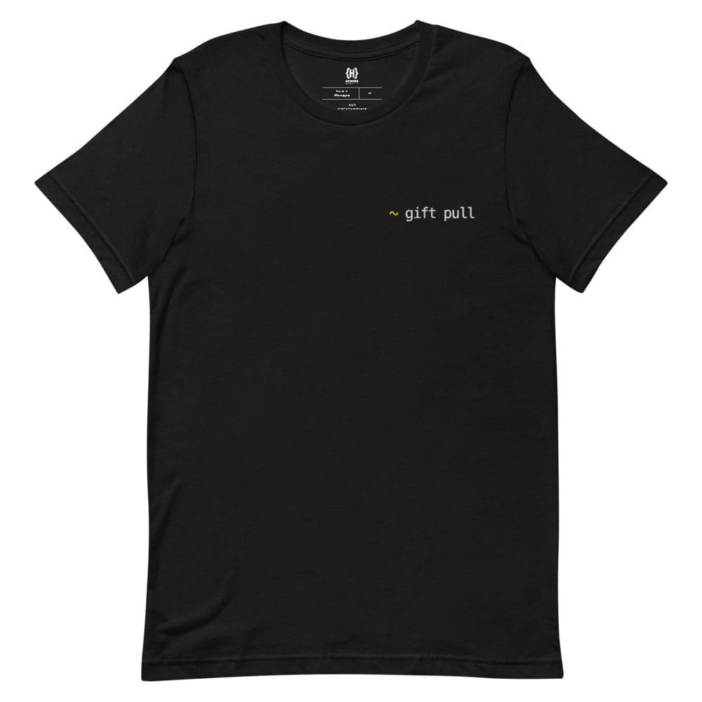 Gift pull Embroidered Unisex T-Shirt